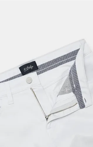 34 Heritage Cool Tapered Leg Pants In Grey Dawn Coolmax