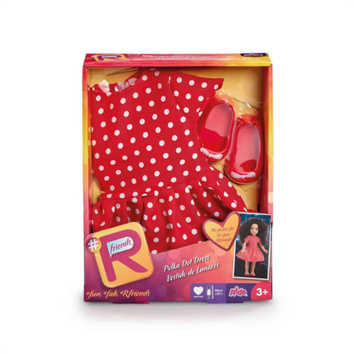 Addo R Friends Red Polka Dot Dress Set