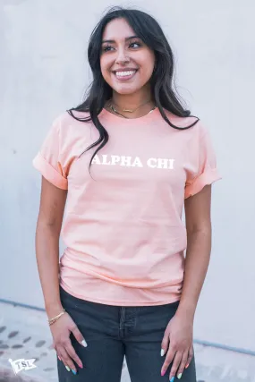 Alpha Chi Omega Pastel Tee