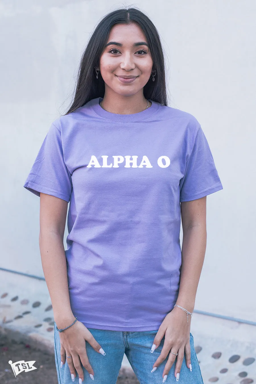 Alpha Omicron Pi Pastel Tee