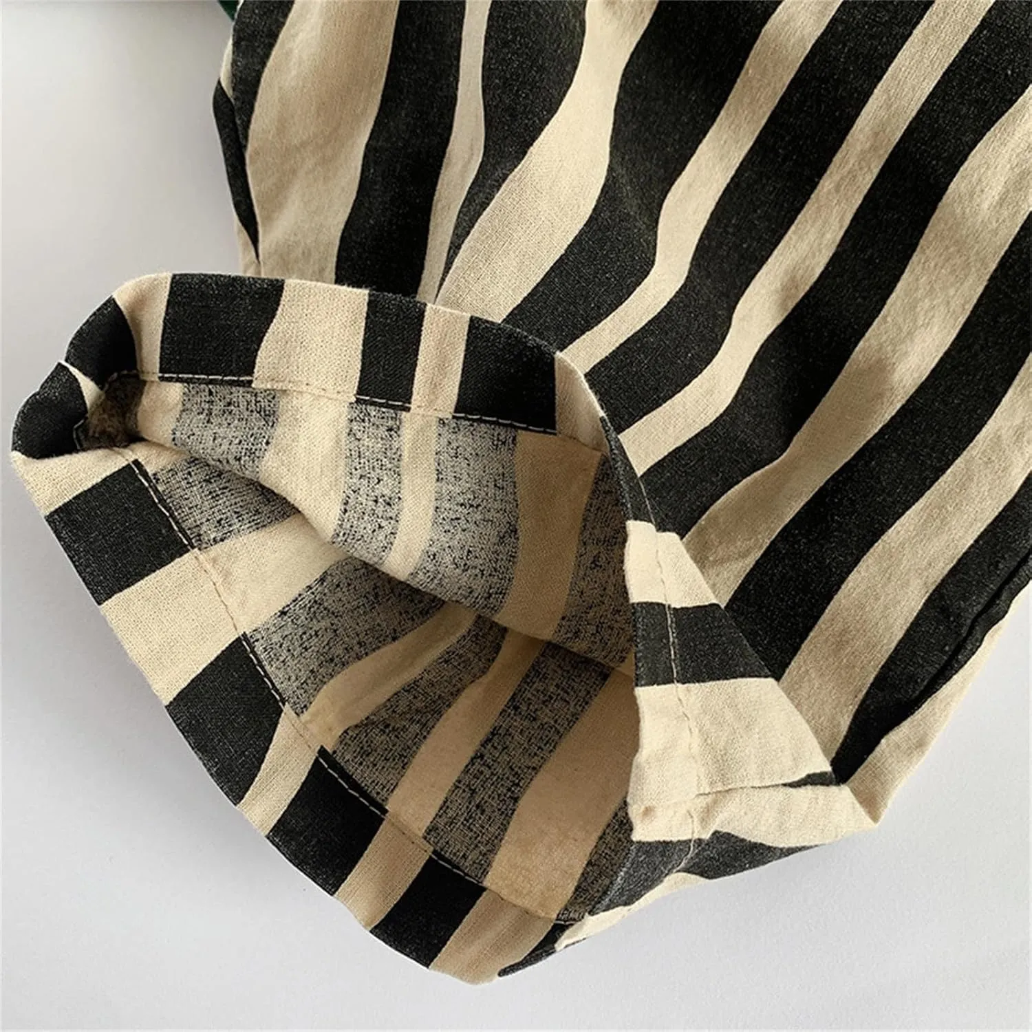 Baby Boys' Striped Pull-on Jogger Pants Harem Pants Classic Fit Elastic Waist Kids Toddler Bloomer Long Pants