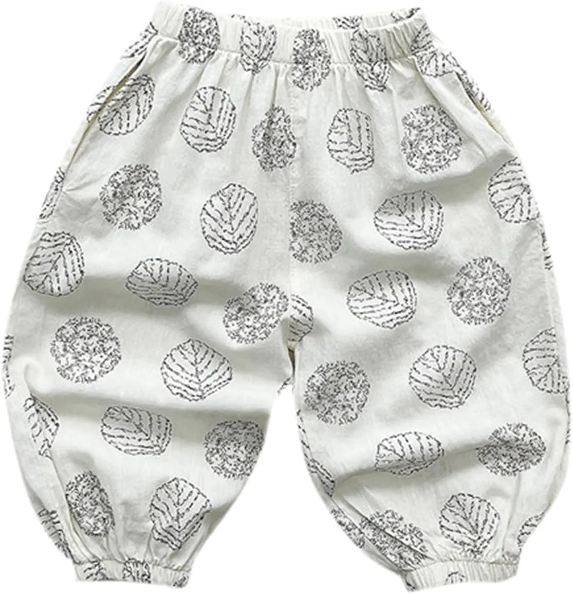 Baby Boys' Striped Pull-on Jogger Pants Harem Pants Classic Fit Elastic Waist Kids Toddler Bloomer Long Pants
