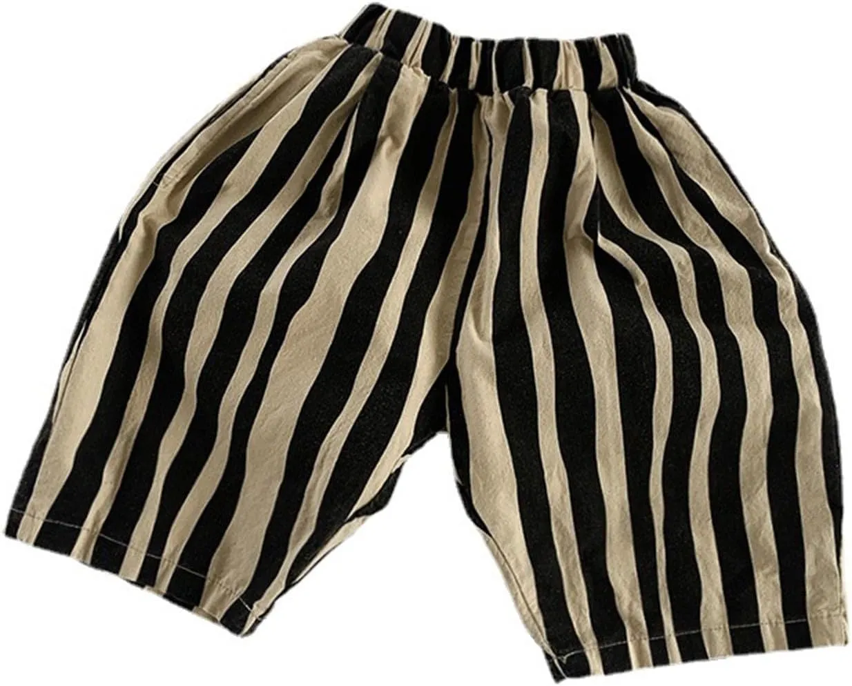 Baby Boys' Striped Pull-on Jogger Pants Harem Pants Classic Fit Elastic Waist Kids Toddler Bloomer Long Pants