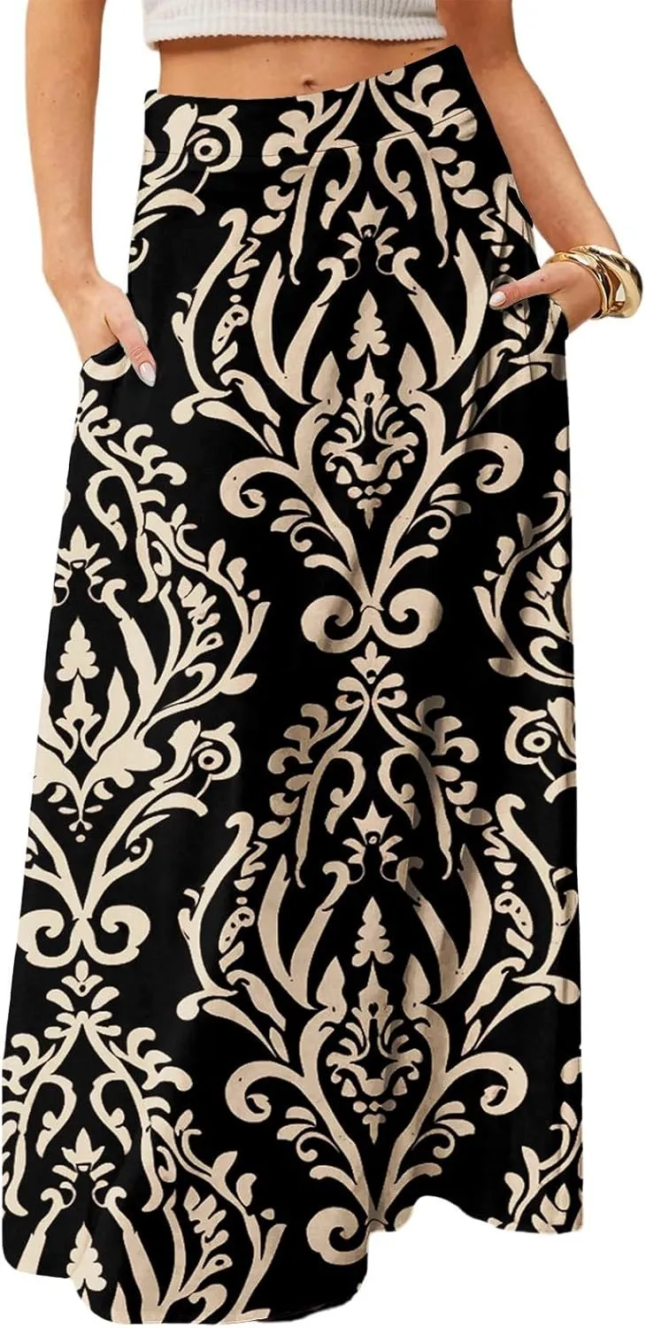 Beach Skirts for Women, Summer Elegantes Maxi Casual Trendy Womens Skirts
