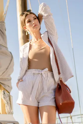 Belen Striped Shorts