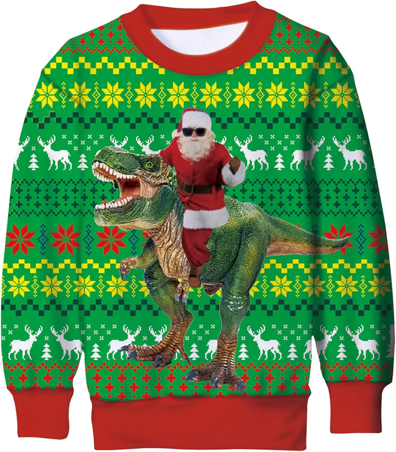 BFUSTYLE Boy Girl Ugly Christmas Sweatshirt Kids Fleece Cool Xmas Pullover 4-16 Years