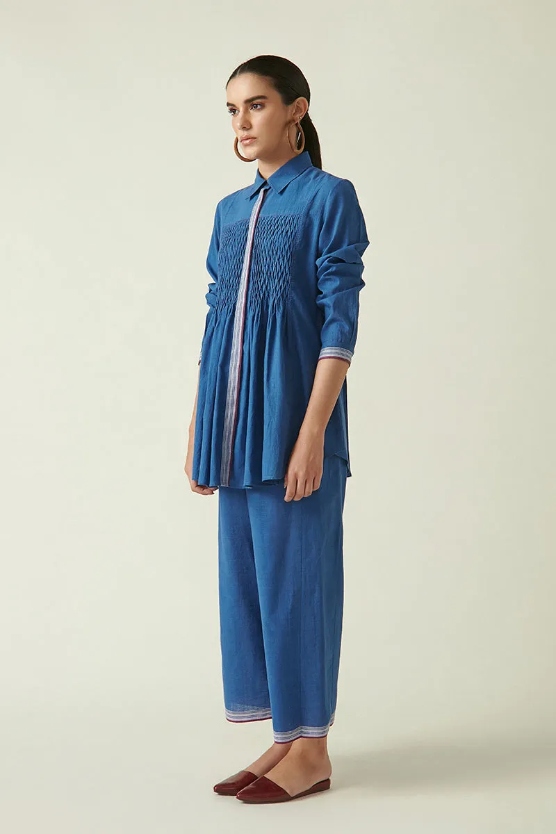 CAMILUS SMOCKED TOP