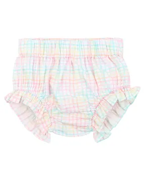 CANDY BLOSSOM CHECK SHORTS
