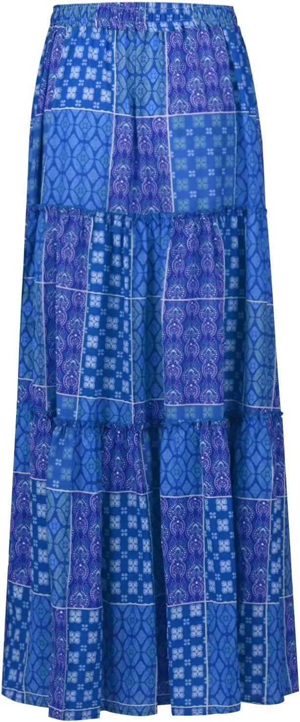 Casual Skirts for Women, Summer Beach Trendy Vacation Maxi Womens Skirts