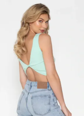 C'est Moi bamboo reversible twist bralette