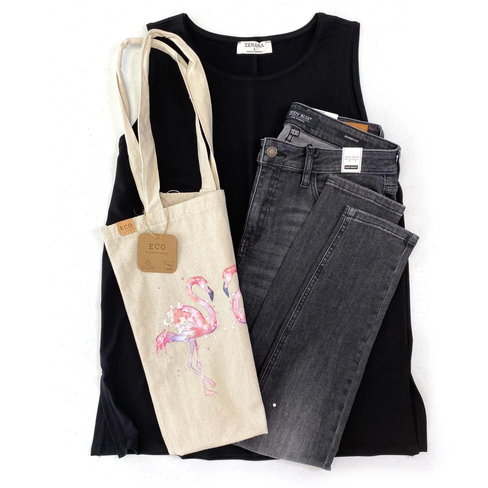 Cool & Collected Tank in Black