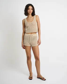 Crochet Knit Micro Short