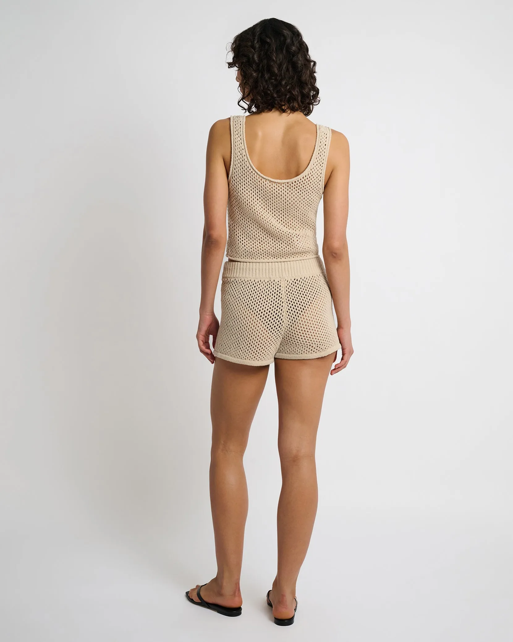 Crochet Knit Micro Short