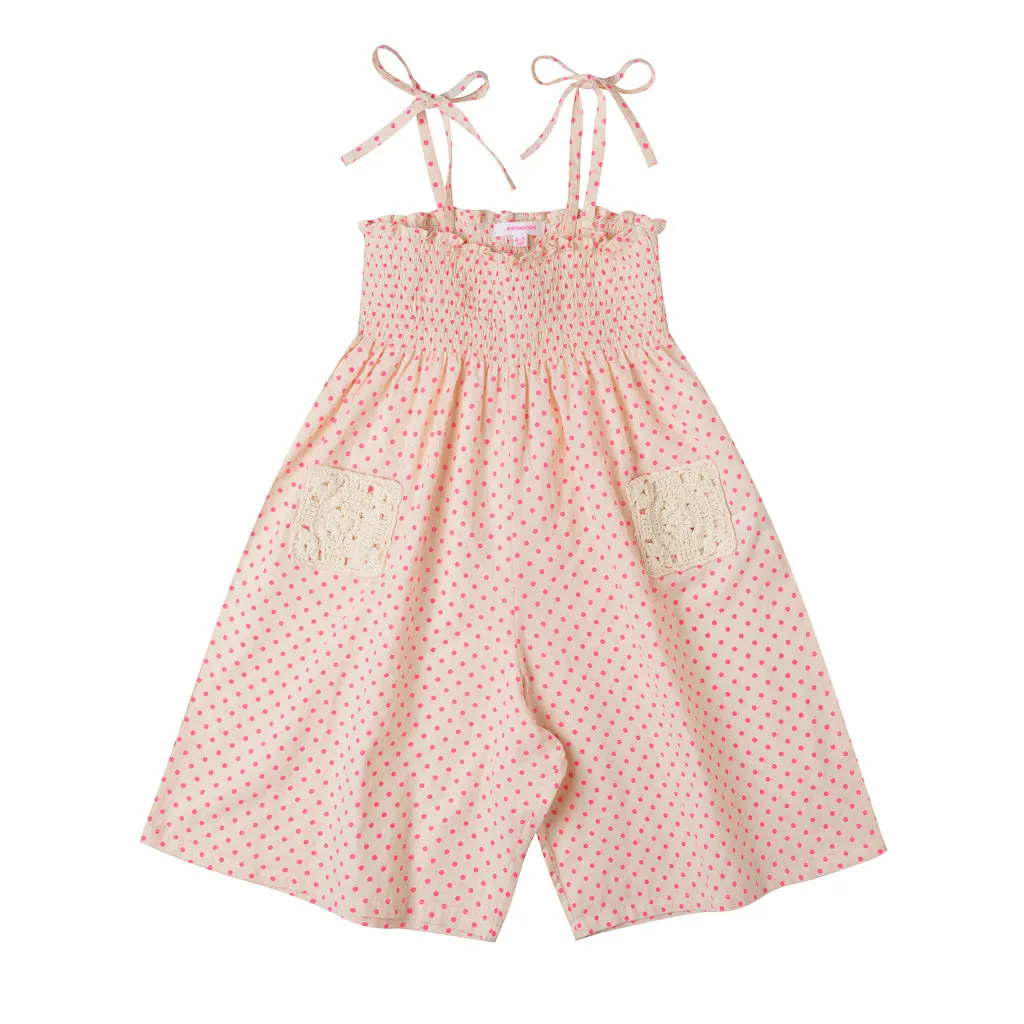 Crochet Pocket Jumpsuit