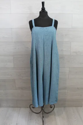 Cut Loose Crosshatch - Crop Jumpsuit