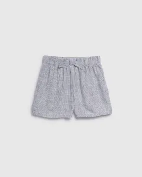 Girls Railroad Stripe Shorts