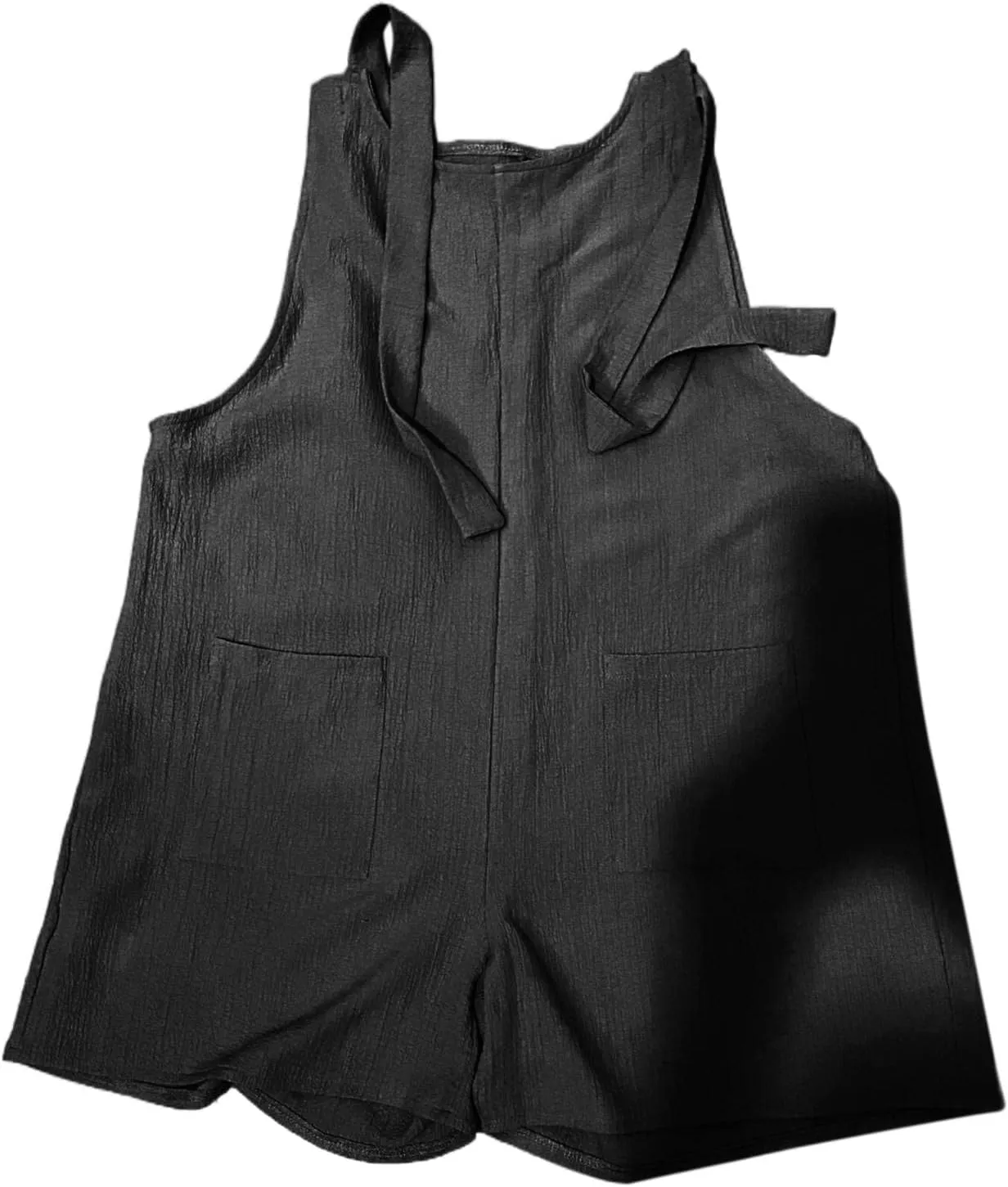 GOKKILRW Rompers for Women 2025 Shorts Casual Jumpsuit Trendy Loose Fit Sleeveless Overall Jumpsuits Summer Beach Outfits
