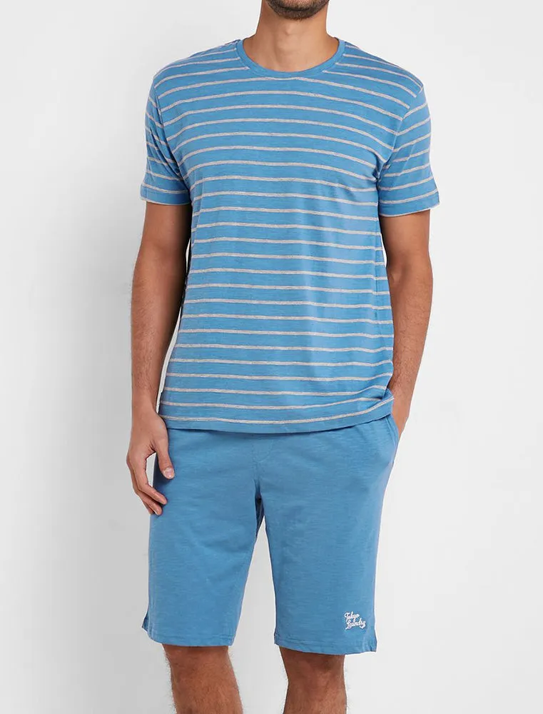 Gough 2pc Lounge Set in Federal Blue - Tokyo Laundry