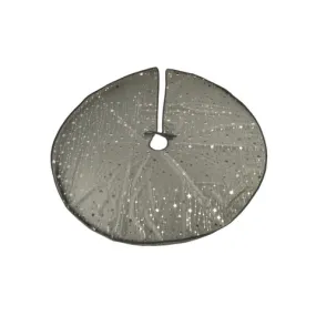 Grey Stars Tree Skirt 95cm