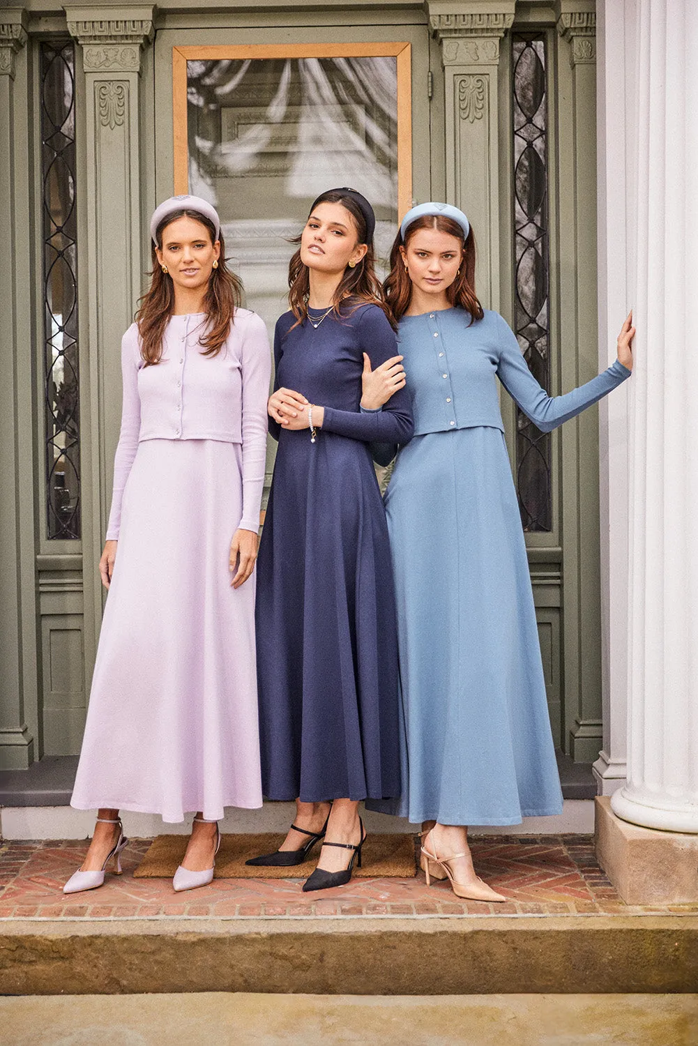 Jersey Knit Maxi Dress