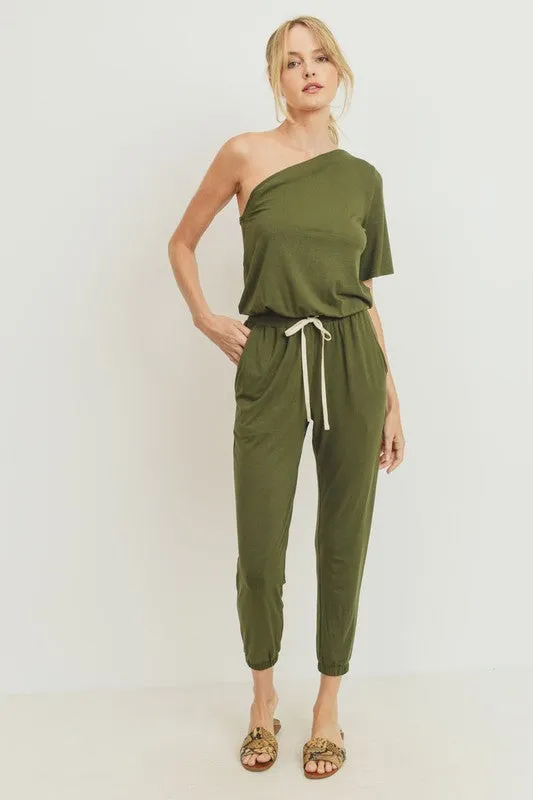 JESS JUMPSUIT - OLIVE