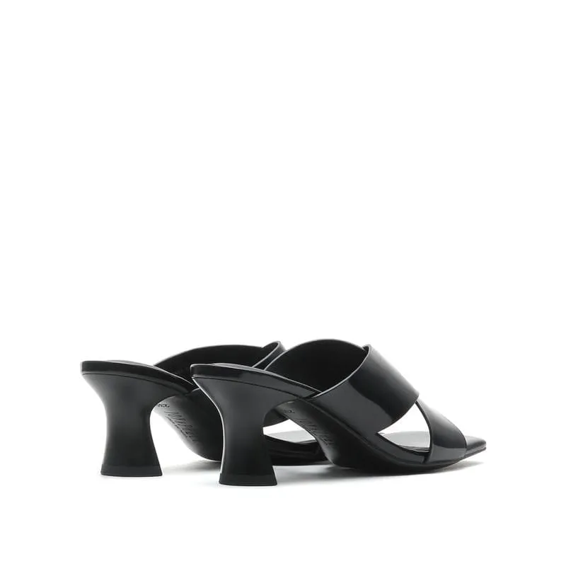 Joy&Peace Minimalist Cross Strap Heeled Sandals