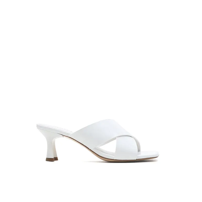 Joy&Peace Minimalist Cross Strap Heeled Sandals