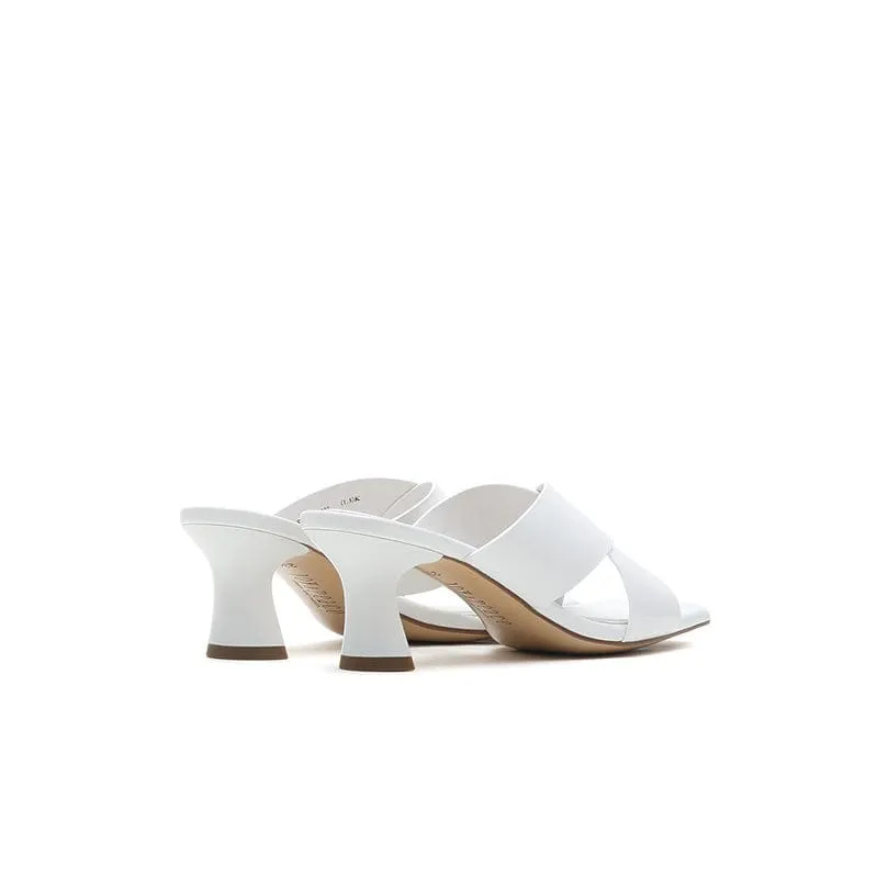 Joy&Peace Minimalist Cross Strap Heeled Sandals