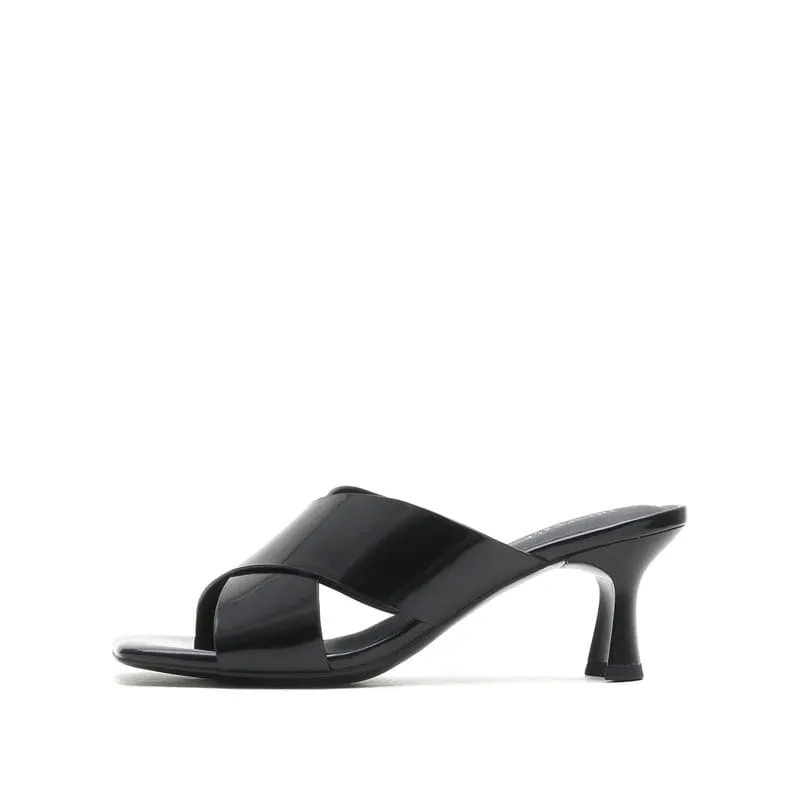 Joy&Peace Minimalist Cross Strap Heeled Sandals