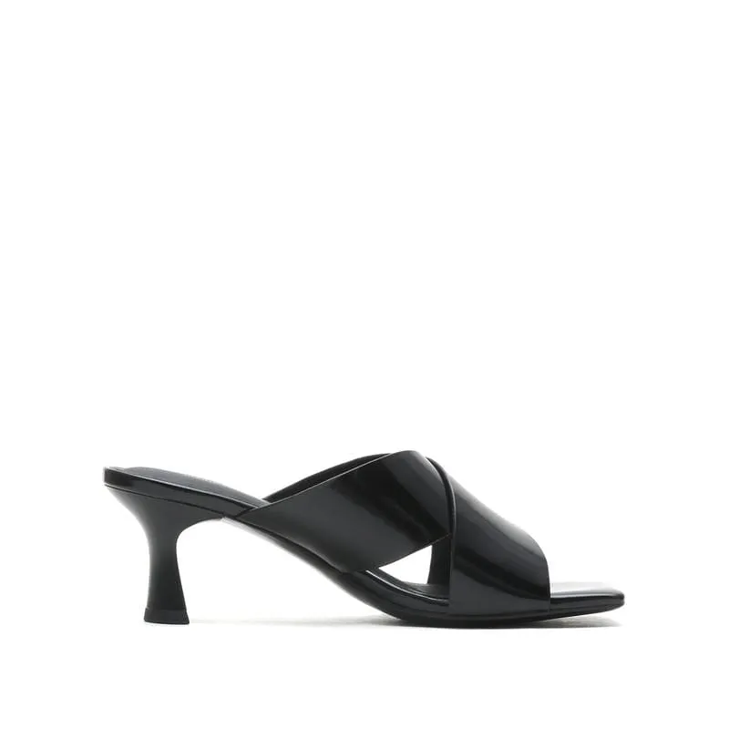Joy&Peace Minimalist Cross Strap Heeled Sandals