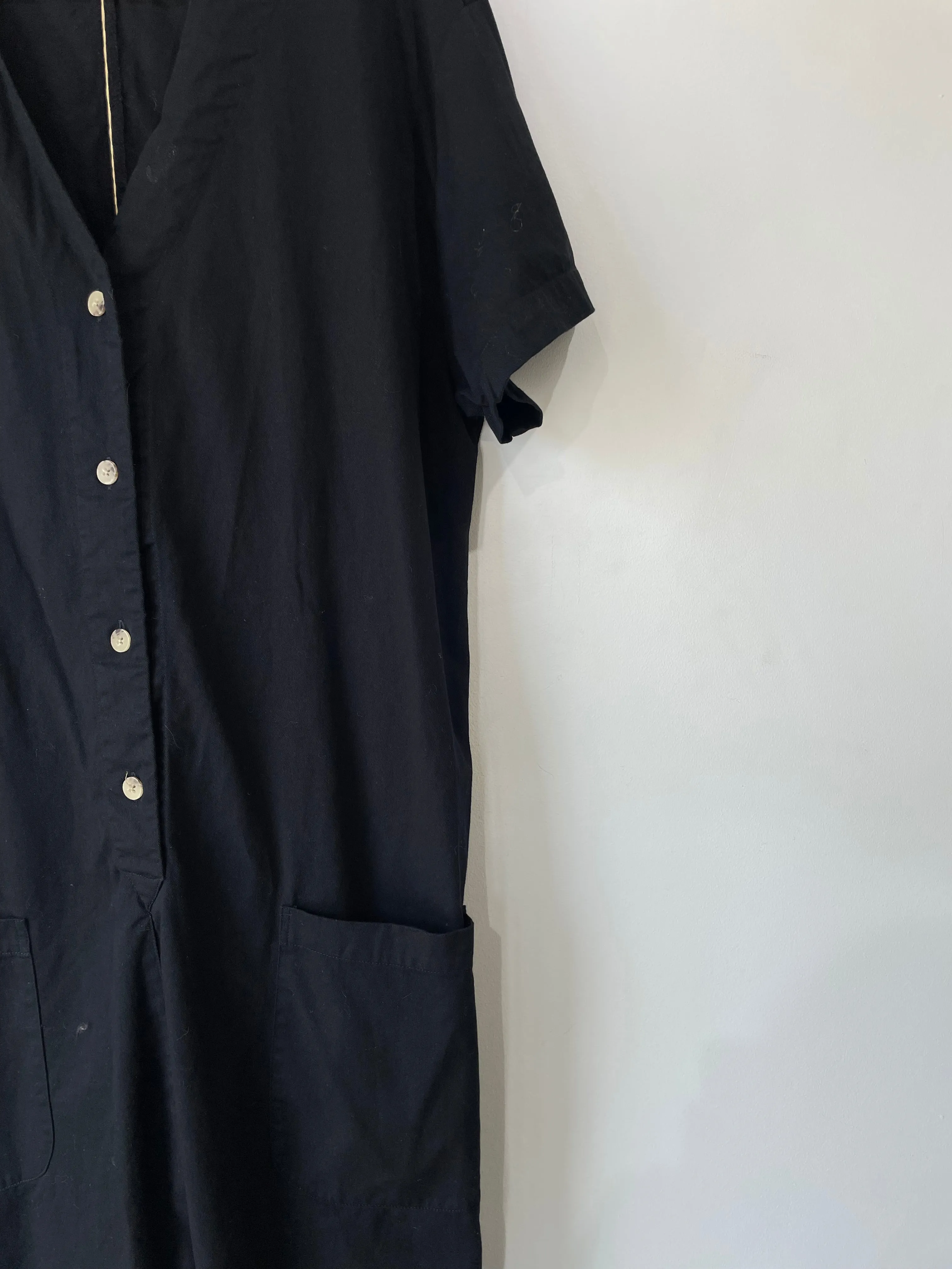Lindsay Robinson Black SS Jumpsuit