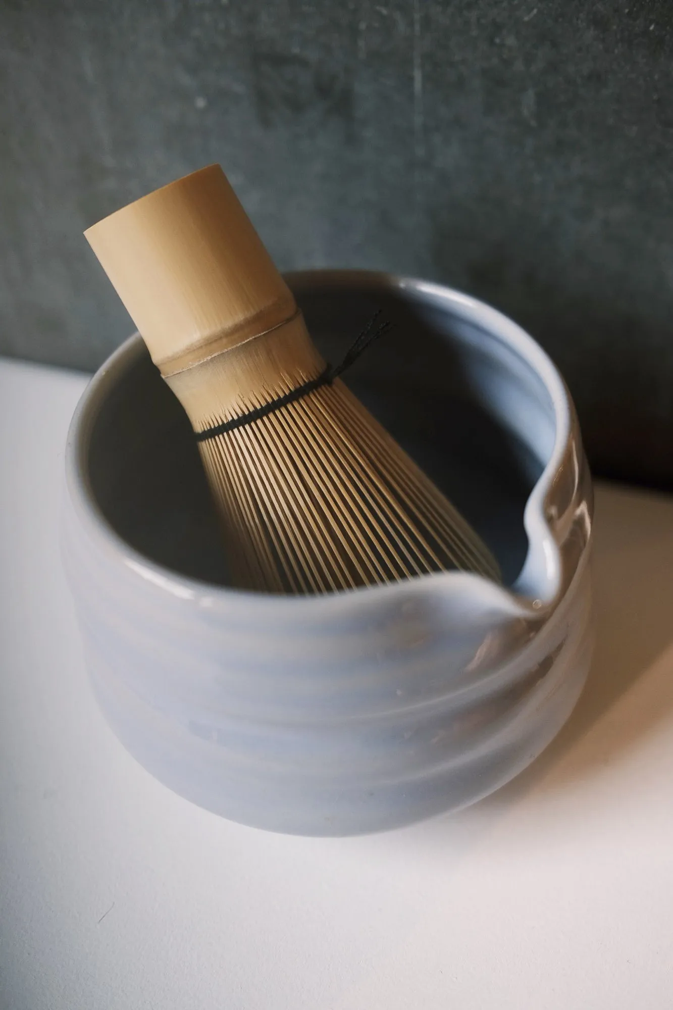 matcha bowl - wavy