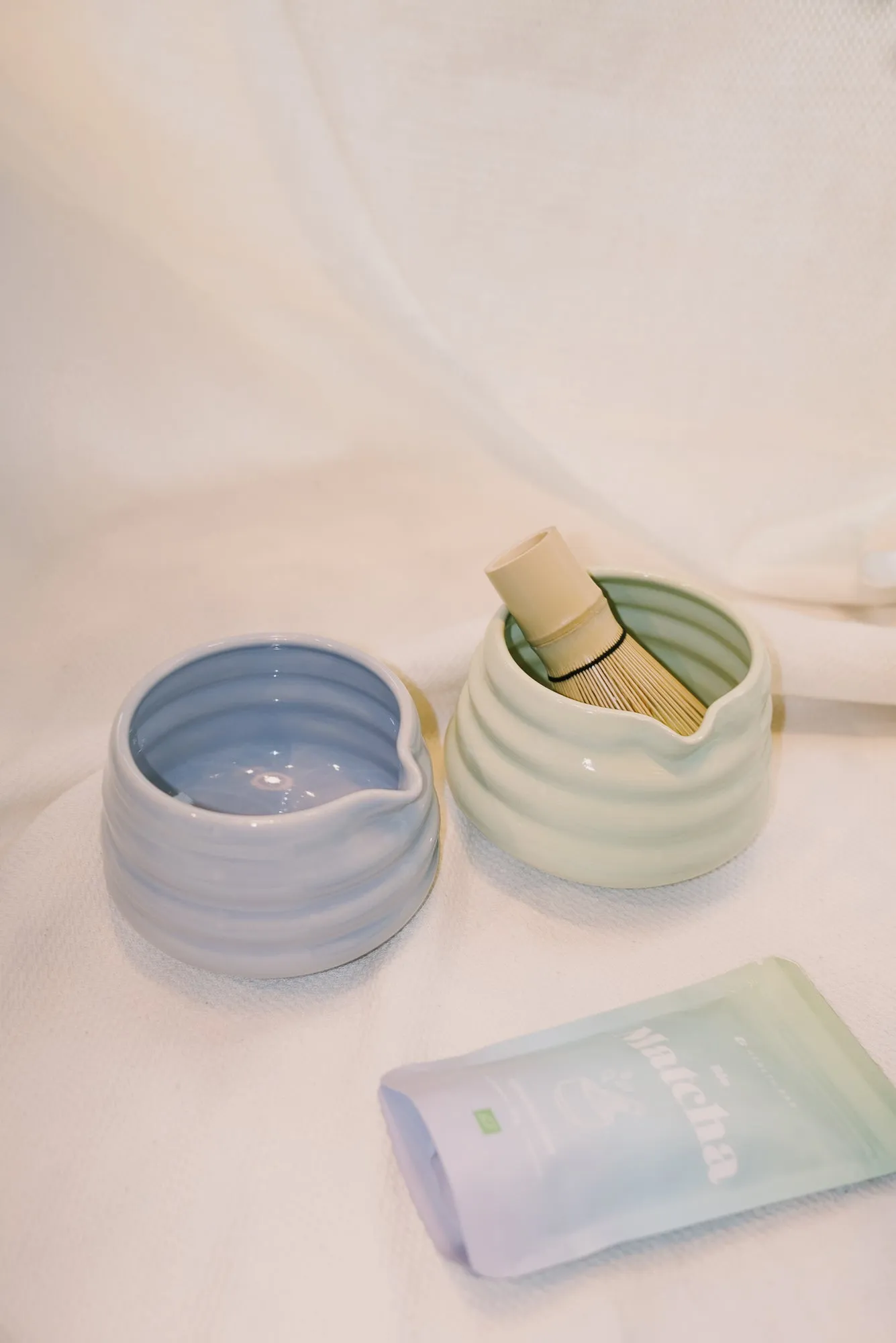 matcha bowl - wavy