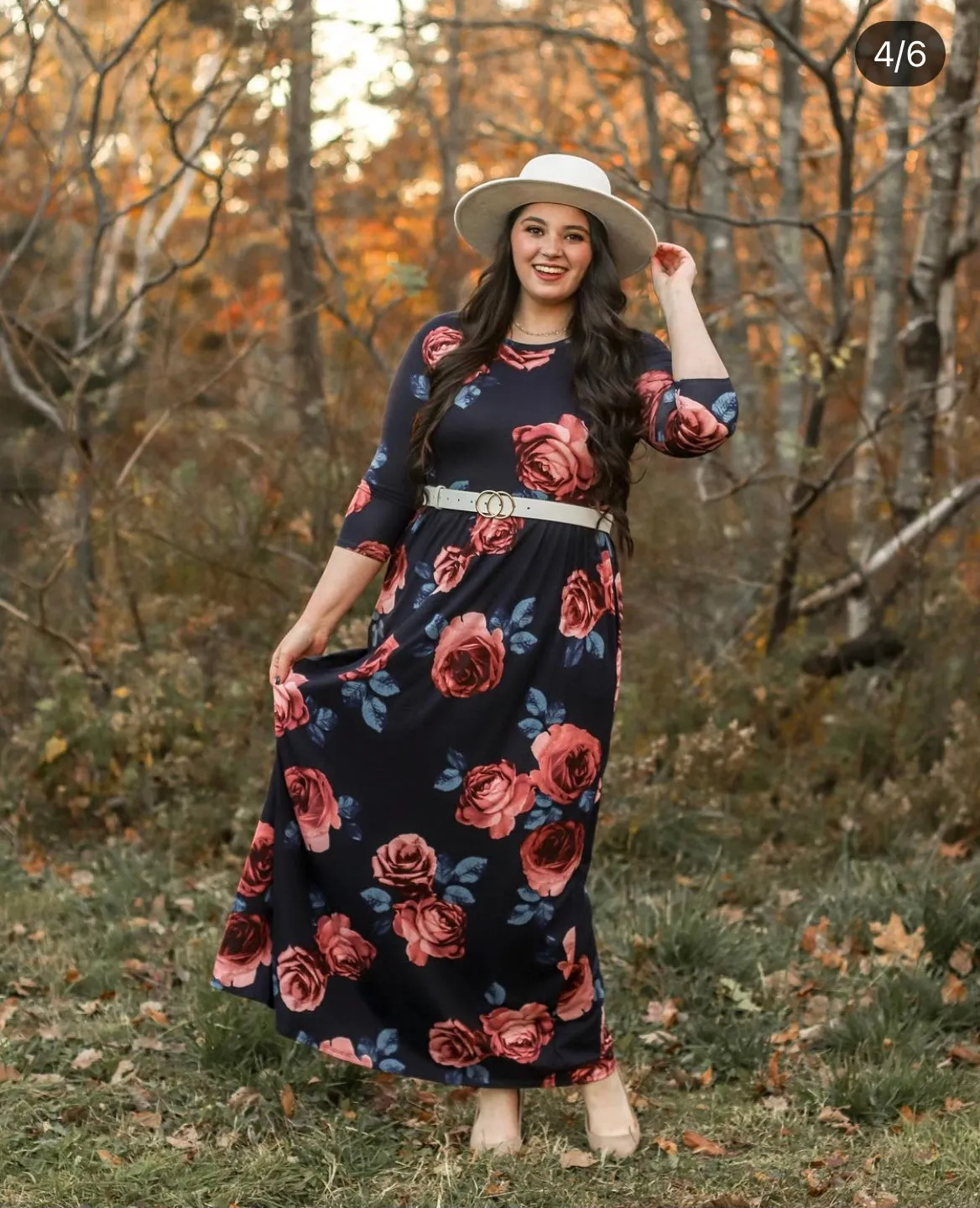Midnight Garden Maxi Dress