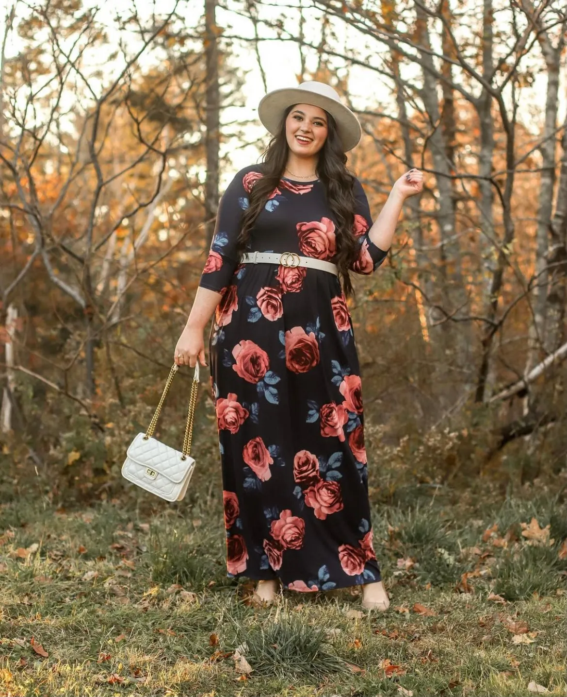 Midnight Garden Maxi Dress