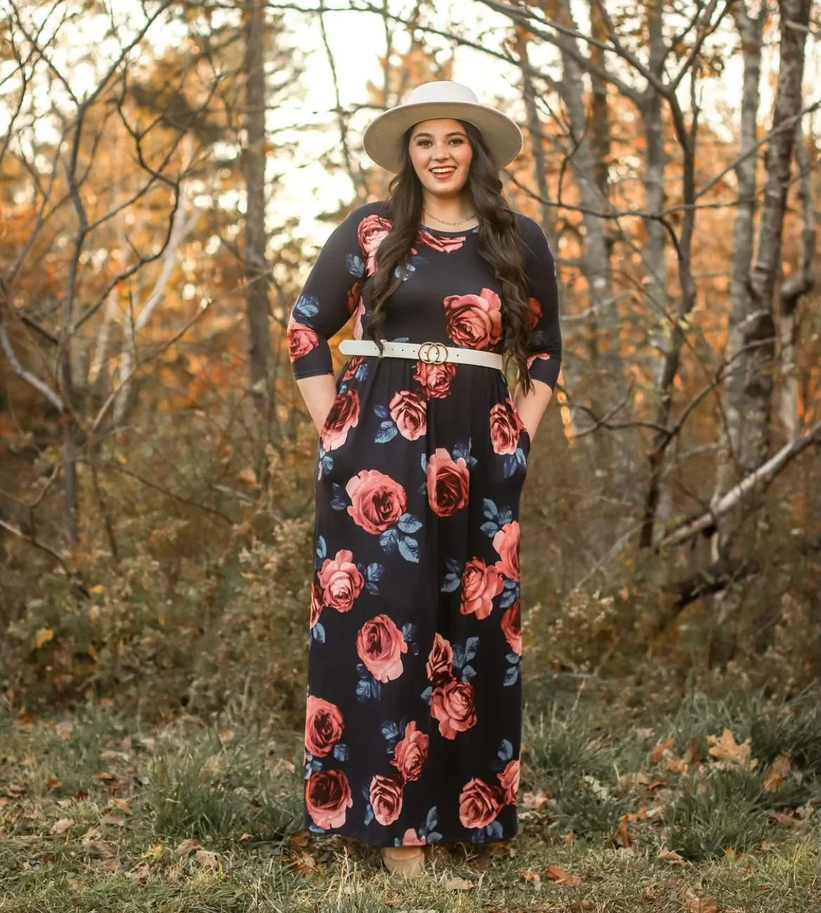 Midnight Garden Maxi Dress