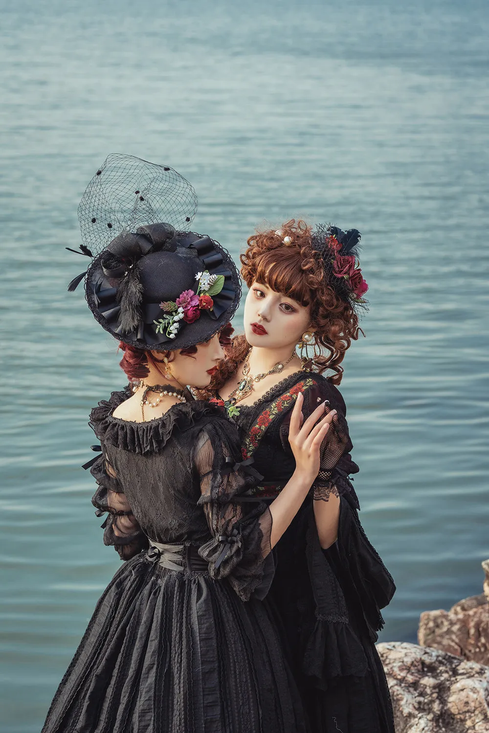 Miss Point~The Sally Gardens~Fish Bone High Waist Lolita Skirt