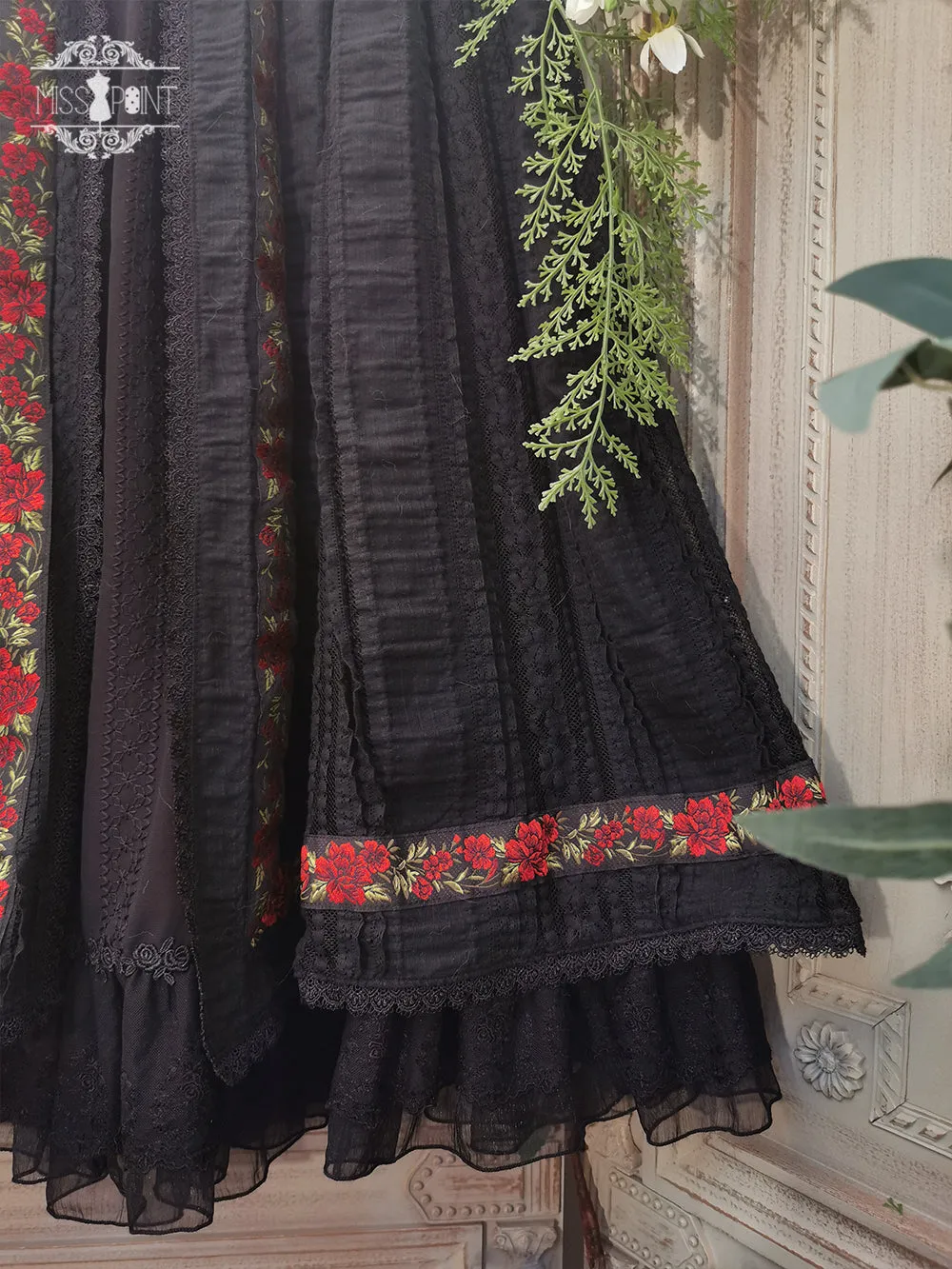 Miss Point~The Sally Gardens~Fish Bone High Waist Lolita Skirt