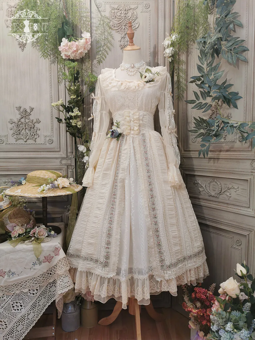 Miss Point~The Sally Gardens~Fish Bone High Waist Lolita Skirt