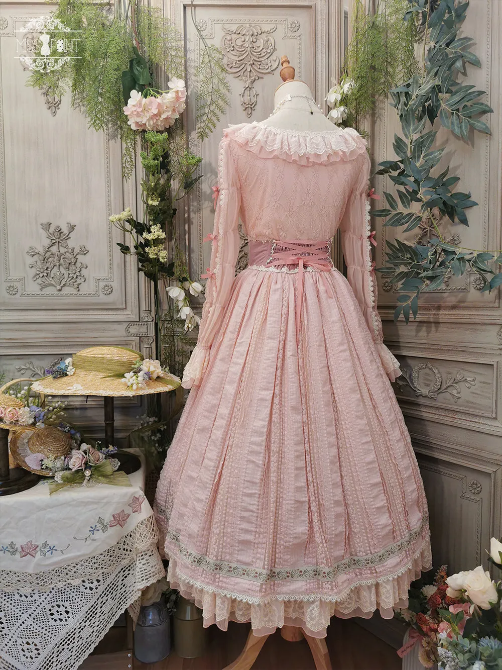 Miss Point~The Sally Gardens~Fish Bone High Waist Lolita Skirt