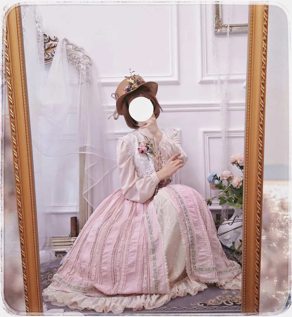 Miss Point~The Sally Gardens~Fish Bone High Waist Lolita Skirt
