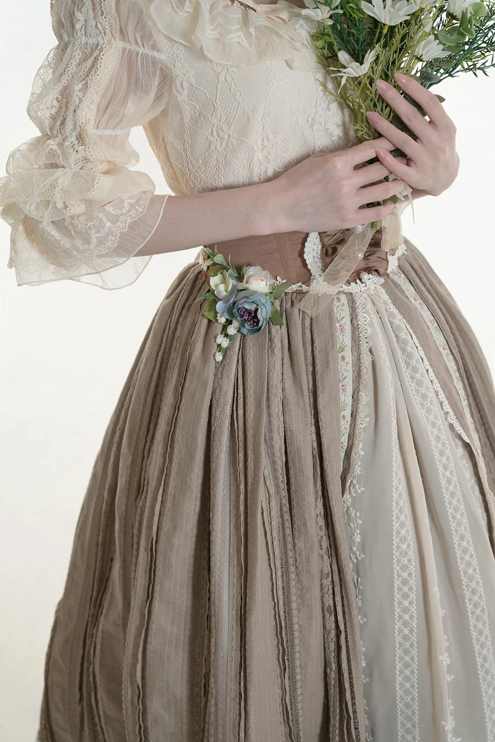 Miss Point~The Sally Gardens~Fish Bone High Waist Lolita Skirt