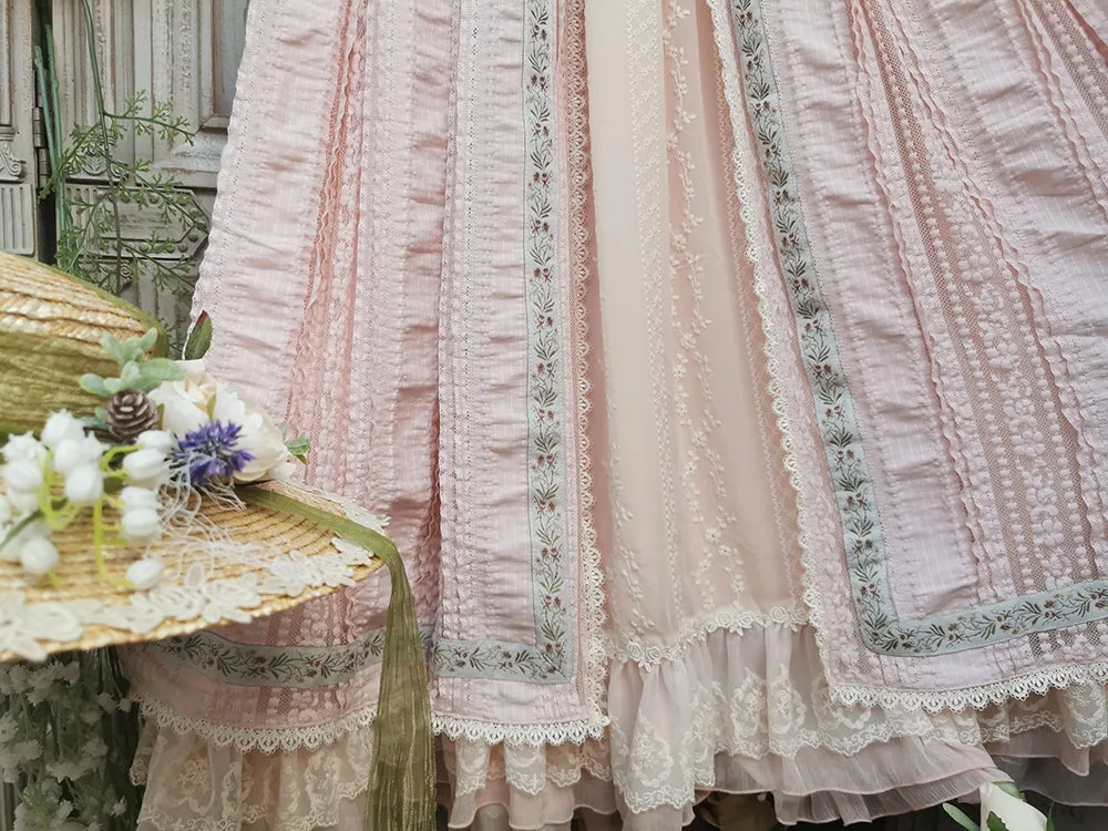 Miss Point~The Sally Gardens~Fish Bone High Waist Lolita Skirt
