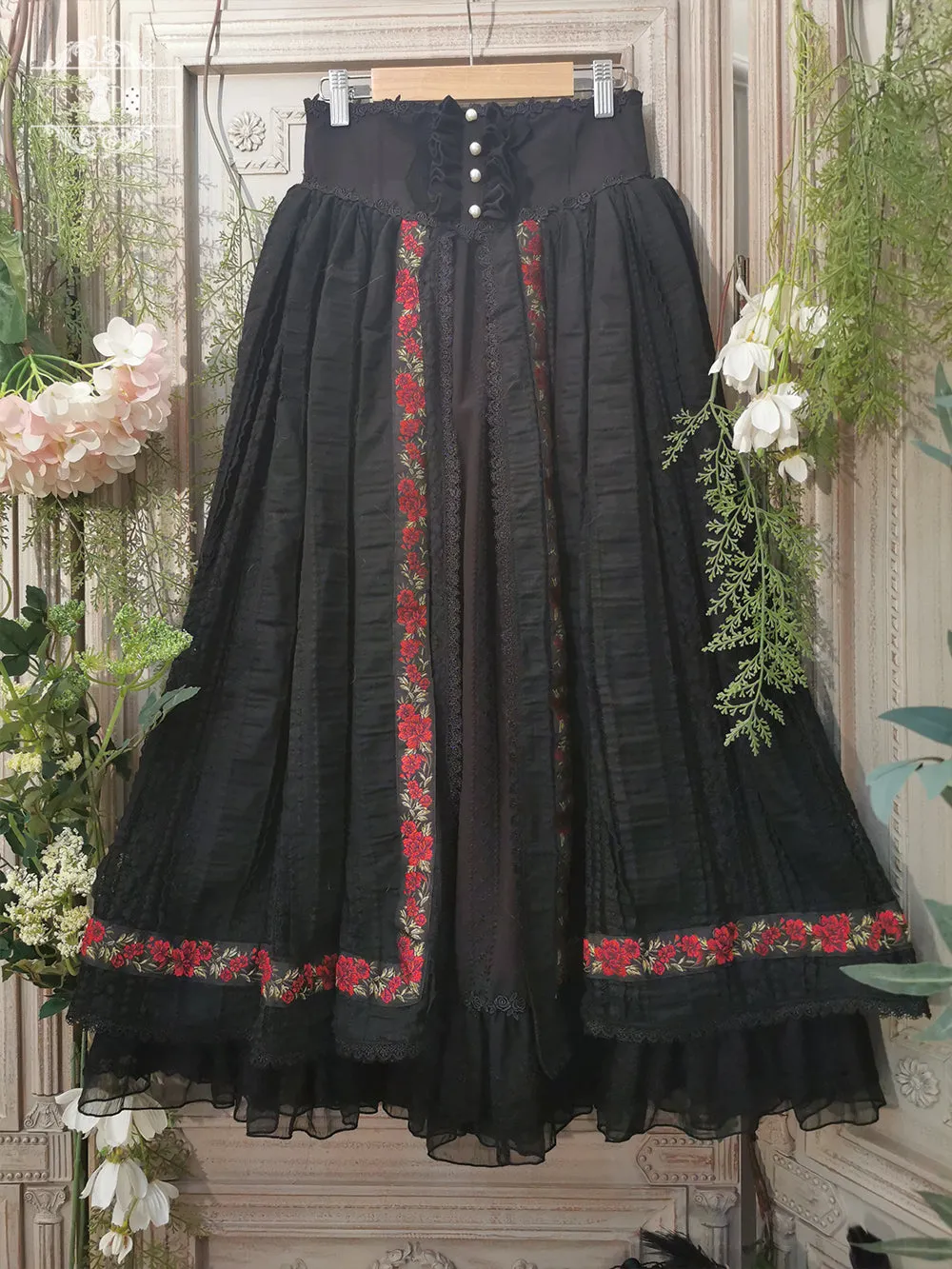 Miss Point~The Sally Gardens~Fish Bone High Waist Lolita Skirt