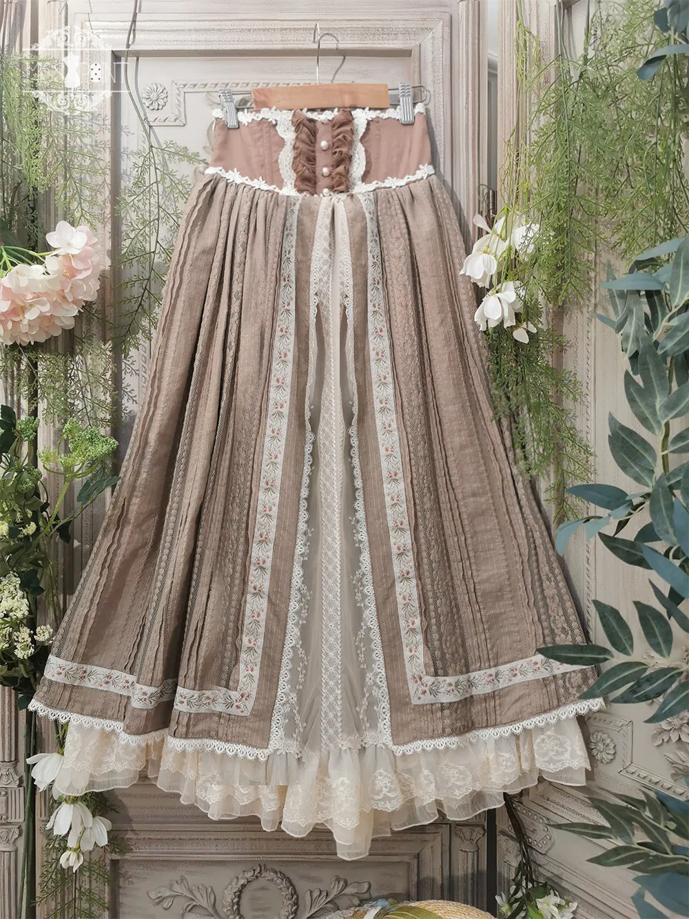 Miss Point~The Sally Gardens~Fish Bone High Waist Lolita Skirt
