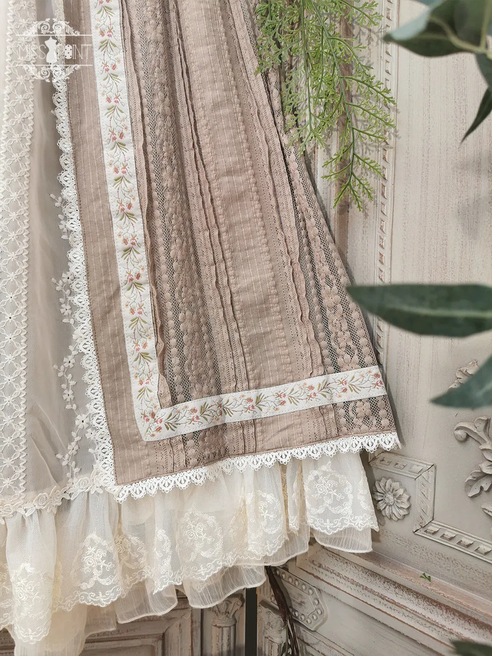 Miss Point~The Sally Gardens~Fish Bone High Waist Lolita Skirt