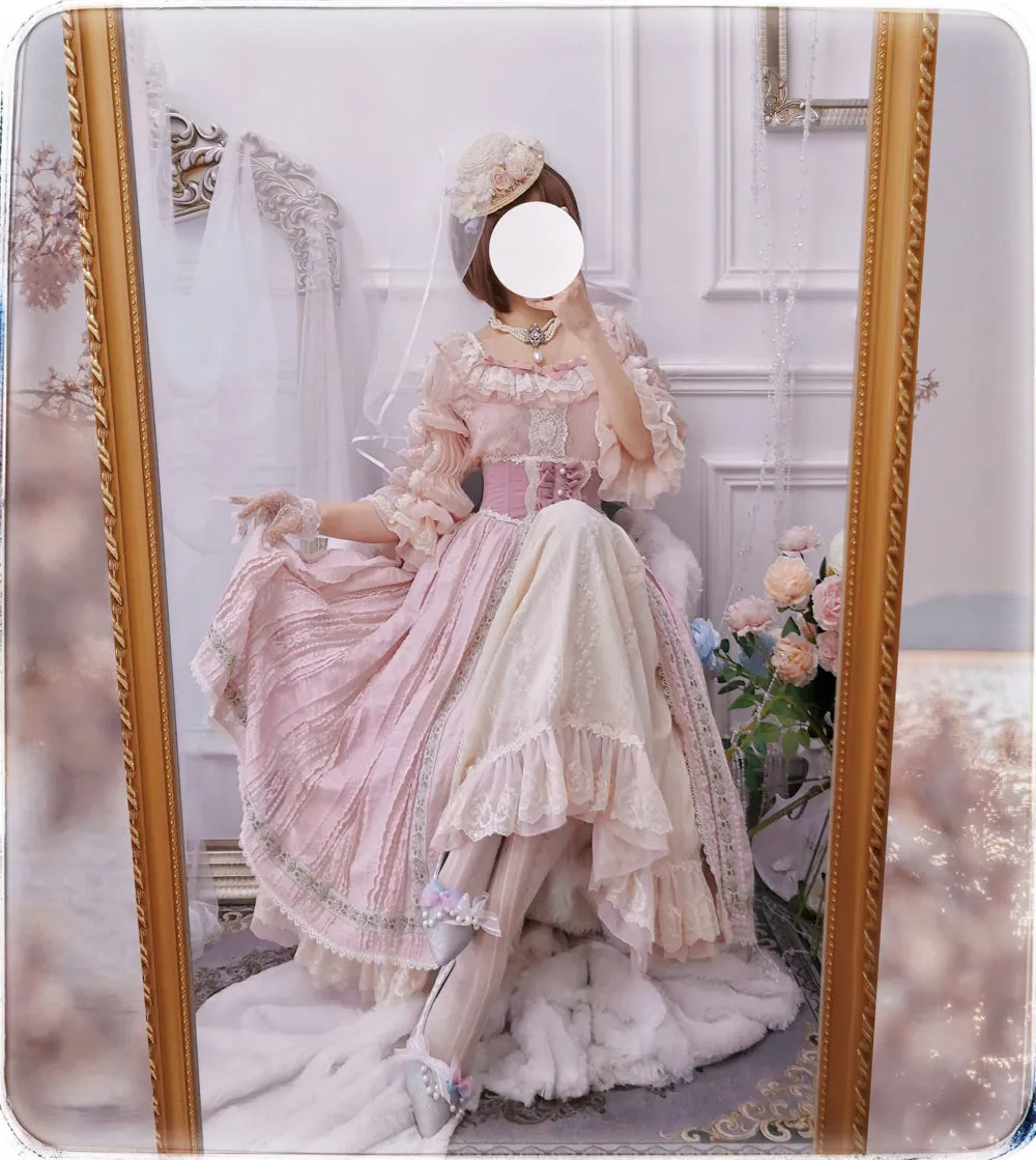 Miss Point~The Sally Gardens~Fish Bone High Waist Lolita Skirt