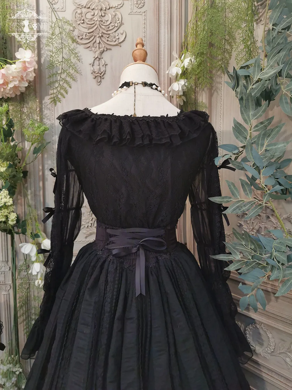 Miss Point~The Sally Gardens~Fish Bone High Waist Lolita Skirt