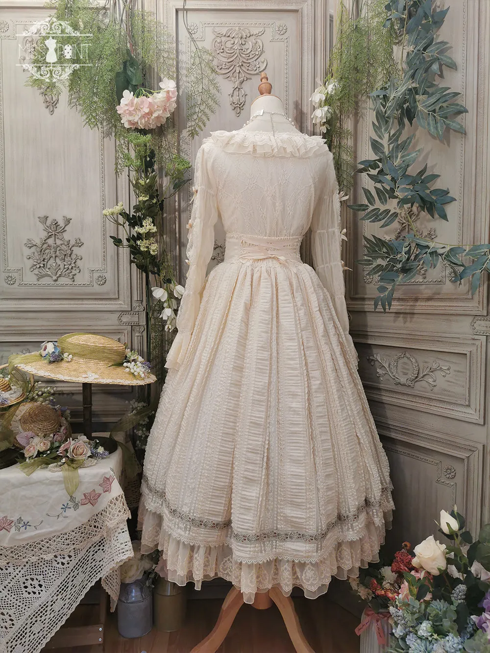Miss Point~The Sally Gardens~Fish Bone High Waist Lolita Skirt