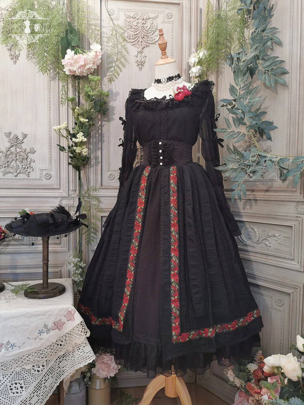 Miss Point~The Sally Gardens~Fish Bone High Waist Lolita Skirt